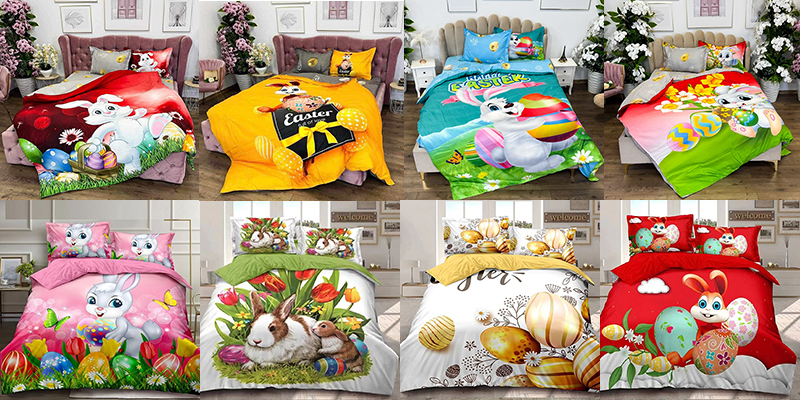 Lenjerii de Pat Online cu modele de Paste